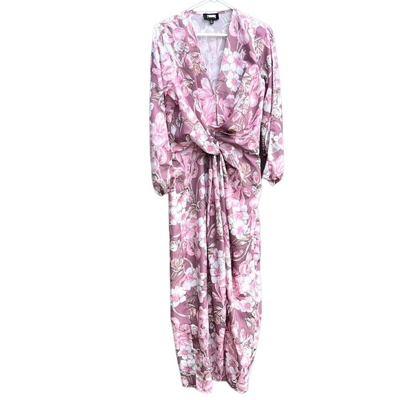 EUC Alexia Admor Slit Front Floral Dress Size Medium - Picture 3 of 11